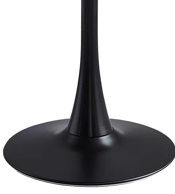 Τραπέζι Elijah pakoworld μαύρο Φ60x74cm (1 τεμάχια)