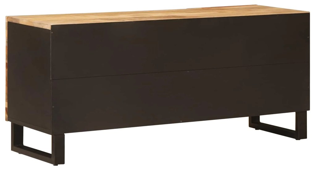 vidaXL Ντουλάπι TV με ράφι Καφέ 105 x 33,5 x 46 εκ. Στερεό ξύλο μάνγκο