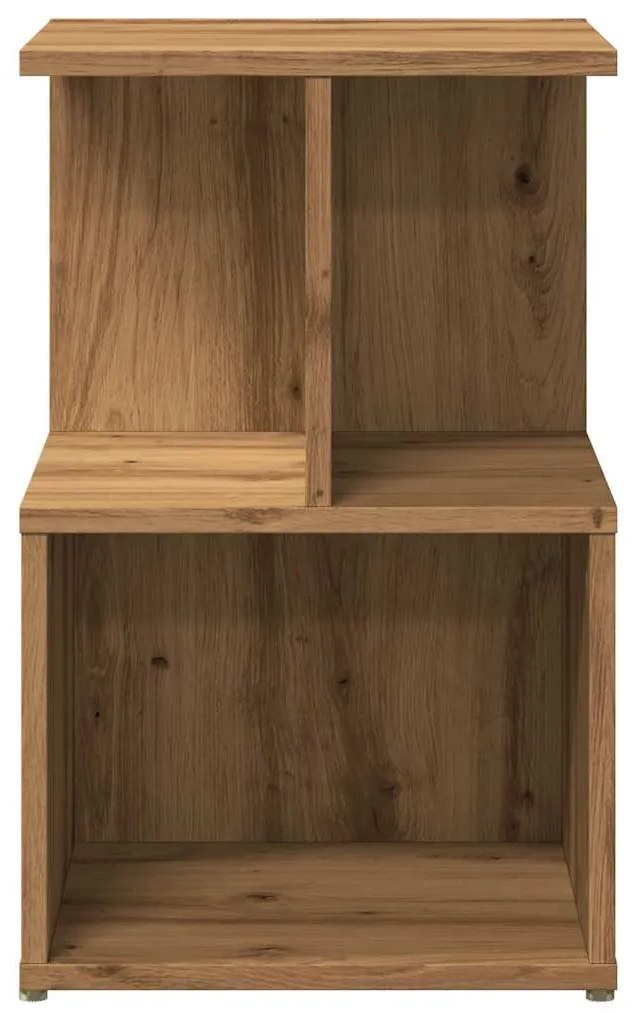 vidaXL Κομοδίνα 2 τεμάχια Artisan Oak 35x35x55 cm Κατασκευασμένο ξύλο