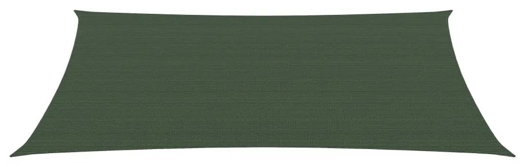 vidaXL Πανί Σκίασης Σκούρο Πράσινο 2 x 4,5 μ. από HDPE 160 γρ./μ²