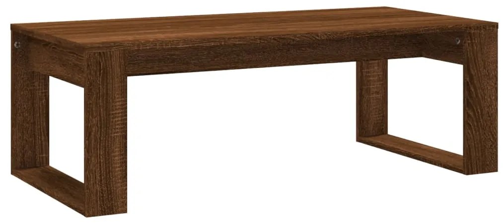 vidaXL Τραπεζάκι Σαλονιού Καφέ Δρυς 102 x 50 x 35 εκ. Επεξεργ. Ξύλο