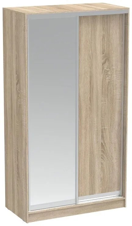 Ντουλάπα Δίφυλλη Korredor 361-000047 120x60x220cm Sonoma Δίφυλλη