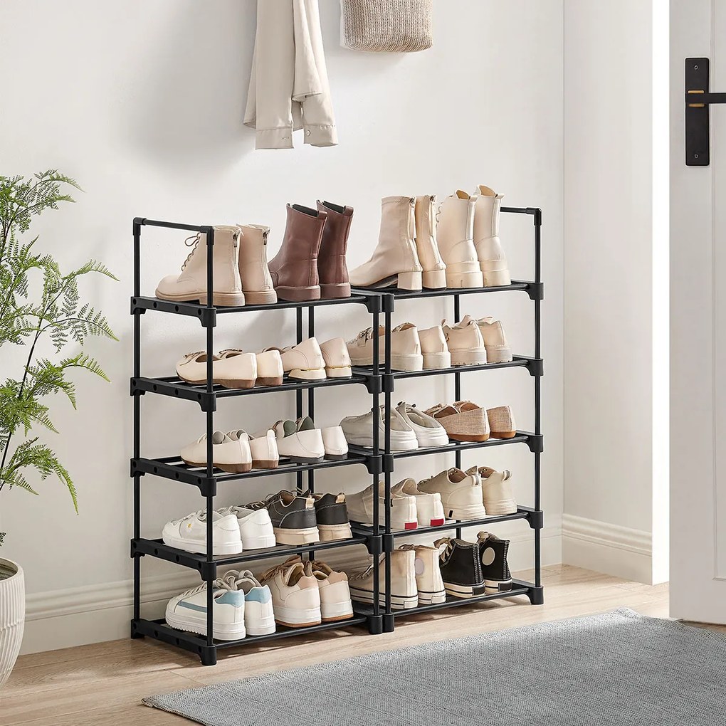 Παπουτσοθήκη 20 Θέσεων (45x30x174) Songmics LSA25BK