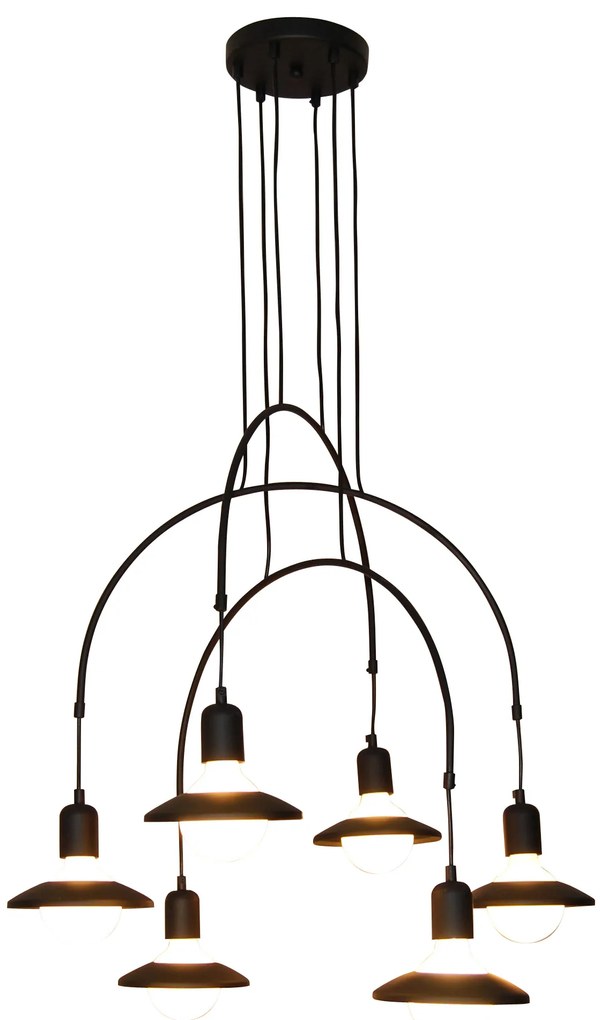 HL-3528-6 EVERDINA BLACK PENDANT