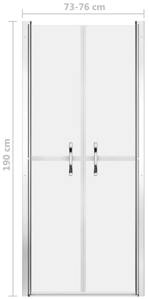 vidaXL Πόρτα Ντουζιέρας με Αμμοβολή 76 x 190 εκ. από ESG