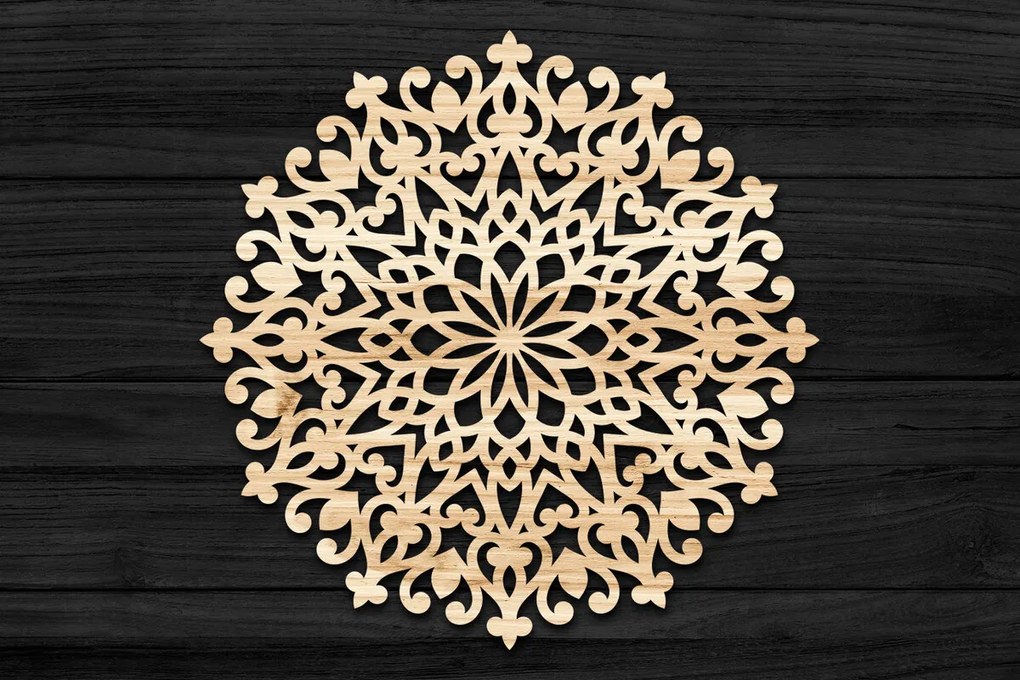 Intra απο ξύλο plywood 3mm-4mm πάχος 3D Mandala για Cricut Δίασταση 30x30 cm INTRAFABR-69585237