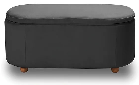 FOSTER ΣΚΑΜΠΟ VELVET GREY ΜΕ ΑΠΟΘ. ΧΩΡΟ 99Χ45X45εκ. 99Χ45X45εκ.