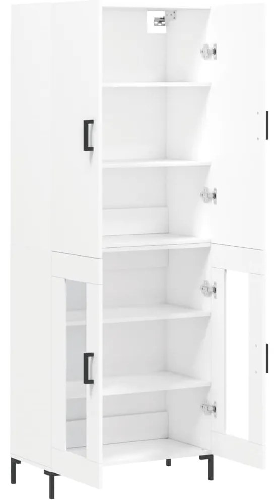 vidaXL Ντουλάπι Λευκό 69,5x34x180 εκ. από Επεξεργασμένο Ξύλο