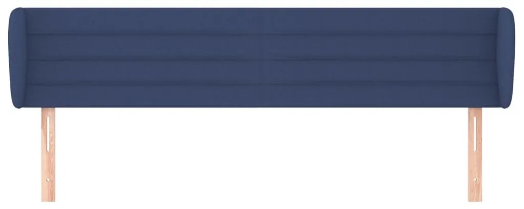 Κεφαλάρι με Πτερύγια Μπλε 163x23x78/88 εκ. Υφασμάτινο 3117296
