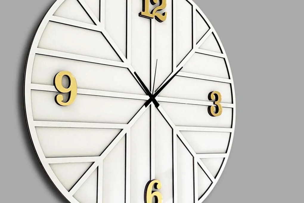 Σετ των 2 Intra απο ξύλο plywood 3mm-4mm πάχος – Ρολόι τοίχου Δίασταση  40x30 cm INTRAFABR-61191958