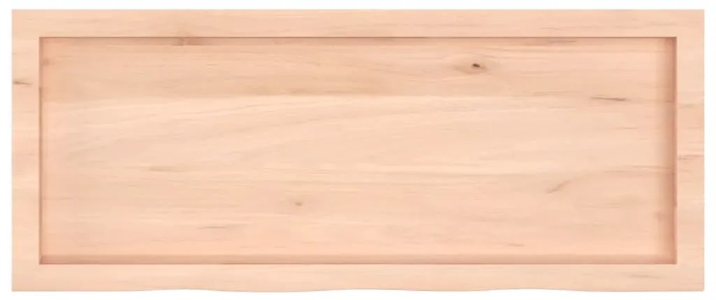 vidaXL Επιφάνεια Τραπεζιού 100x40x(2-4)εκ Ακατέργαστο Μασίφ Ξύλο Δρυός