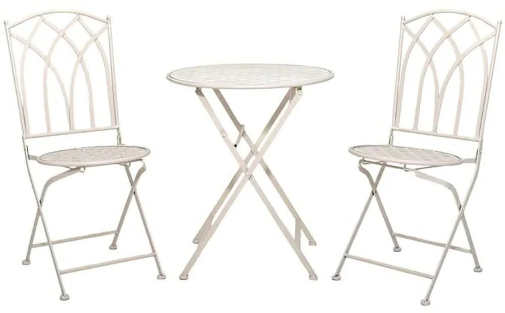 Τραπεζαρία Κήπου Gordon (Σετ 3Τμχ) 278-125-017 Beige 2 Θέσεων