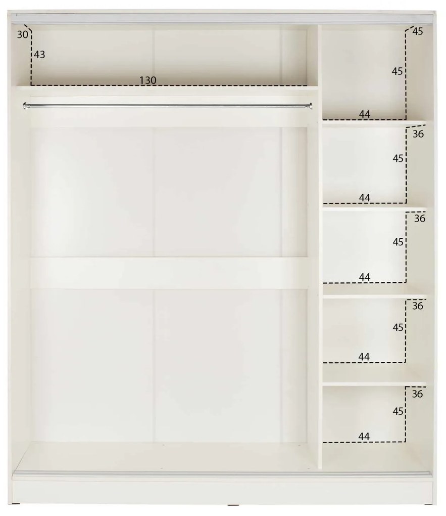 ΝΤΟΥΛΑΠΑ ΣΥΡΟΜΕΝΗ ADLER ΜΕΛΑΜΙΝΗΣ 120x60x220Yεκ. ΔΙΦΥΛΛΗ ΛΕΥΚΗ ΜΕ ΚΑΘΡΕΠΤΗ HM2460.03