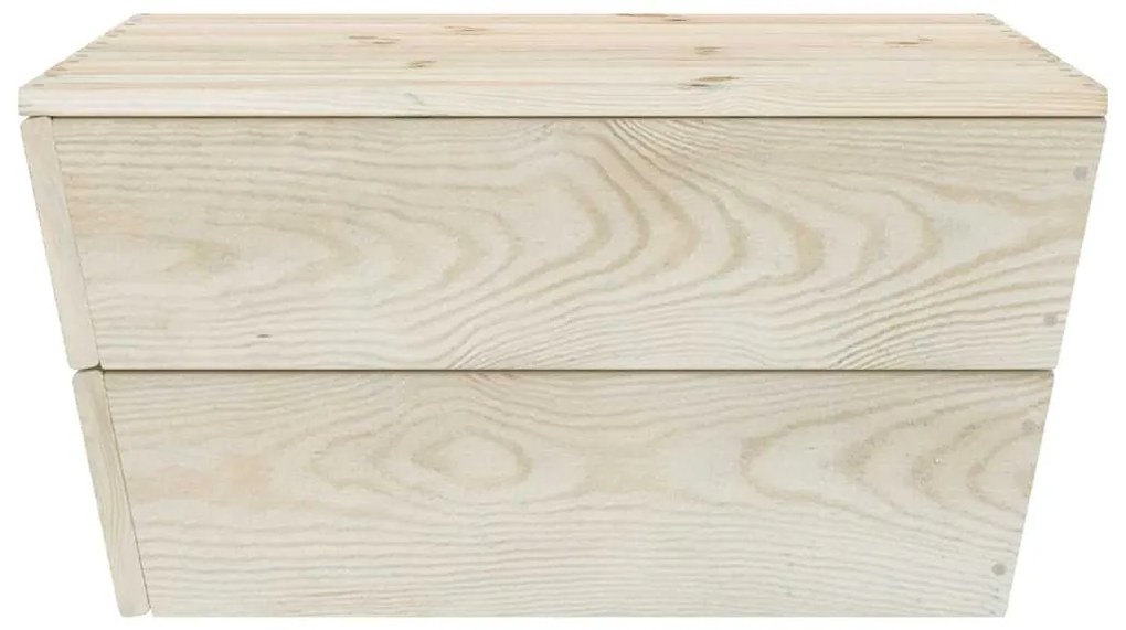 vidaXL Τραπέζι Κήπου 60x60x30 εκ. από Εμποτισμένο Ξύλο Ερυθρελάτης