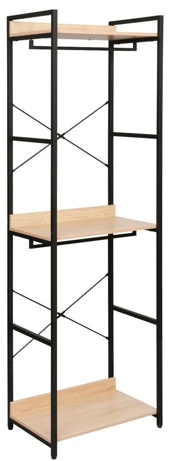 ΝΤΟΥΛΑΠΑ XENIA 1 SONOMA ΜΑΥΡΟ 60x40x200