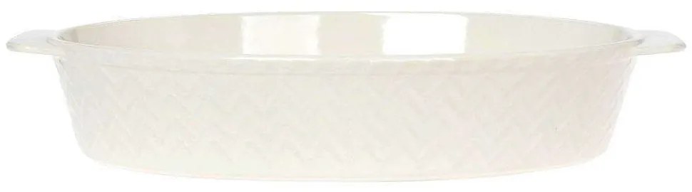 Πυρίμαχο Σκεύος Οβάλ Zik Zak 37.060.85 36x22x8cm Cream Cryspo Trio Porcelain