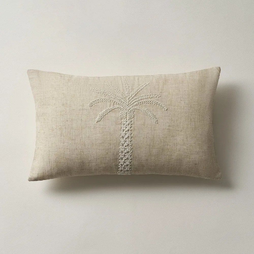 Μαξιλαροθήκη Διακοσμητική Palma 104 Beige Gofis Home 30X50 Linen-Polyester
