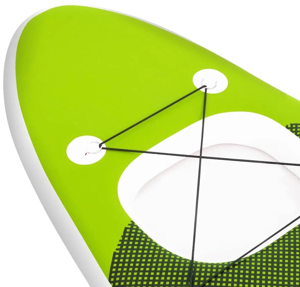 vidaXL Σανίδα SUP Φουσκωτή Σετ Πράσινη 360 x 81 x 10 εκ.