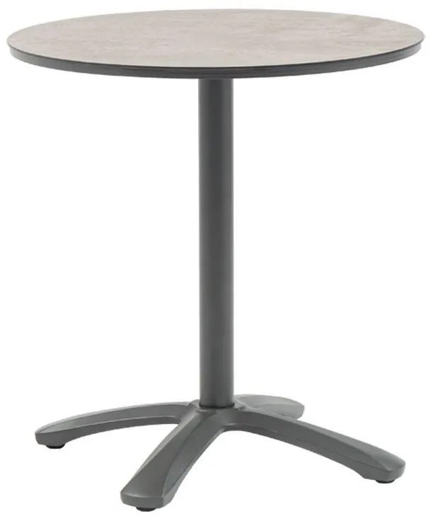 Τραπέζι Silvio Fylliana Στρογγυλό HPL Γκρί 60x60x72 εκ. 60x60x72 εκ.