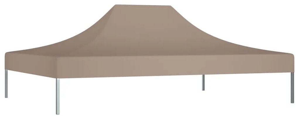 vidaXL Κάλυμμα Τέντας Εκδηλώσεων Taupe 4 x 3 μ. 270 γρ/μ²