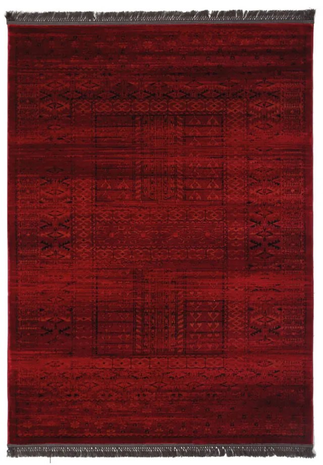 Χαλί (240x350) Royal Carpet Afgan 7504H D.Red