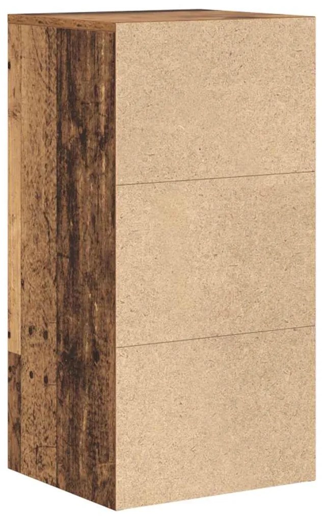 vidaXL Πλαϊνό γραφείο Παλαιό ξύλο 38 x 34,5 x 75 εκ Επεξεργασμένο ξύλο