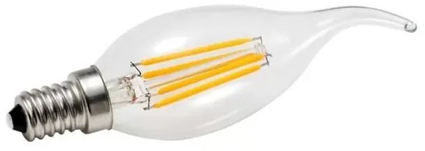 Λάμπα LED Filament φλόγα Ε14 8W