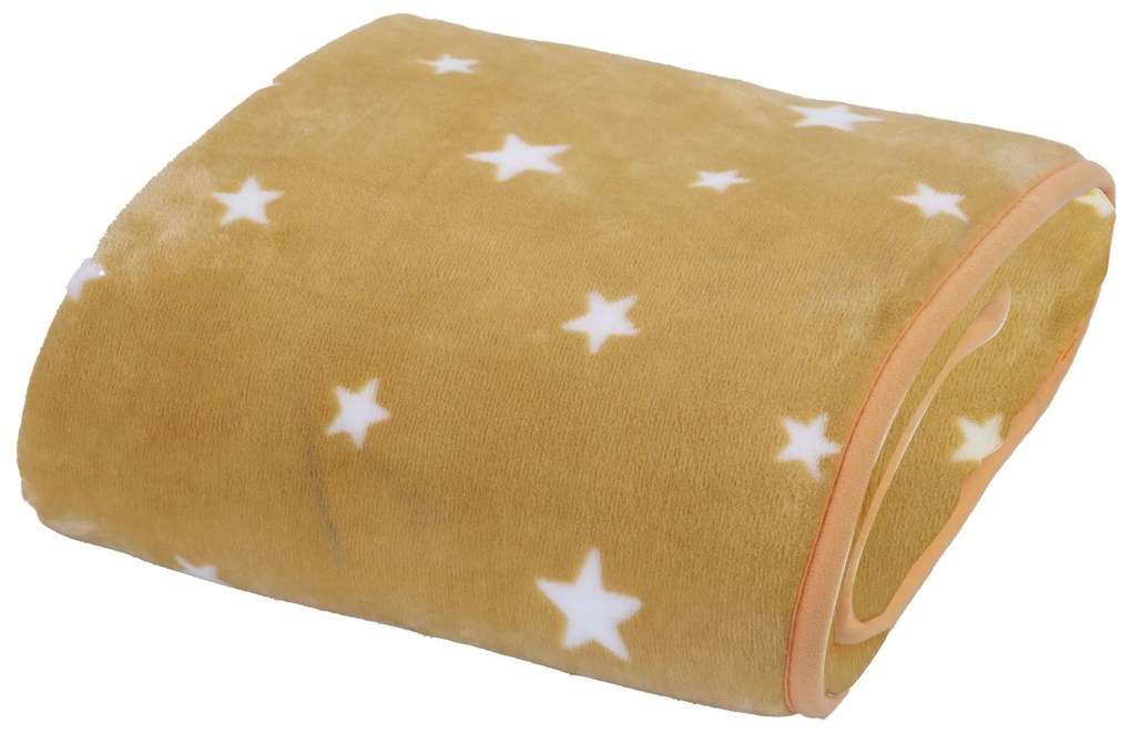 Βρεφική Κουβέρτα Κούνιας Stellar Yellow 100x140 - Nef-Nef Homeware