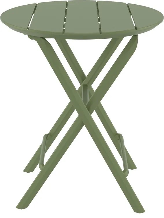 HELEN OLIVE GREEN Φ60X74εκ. ΤΡΑΠΕΖΙ ΠΤΥΣ/ΝΟ ΠΟΛ/ΝΙΟΥ