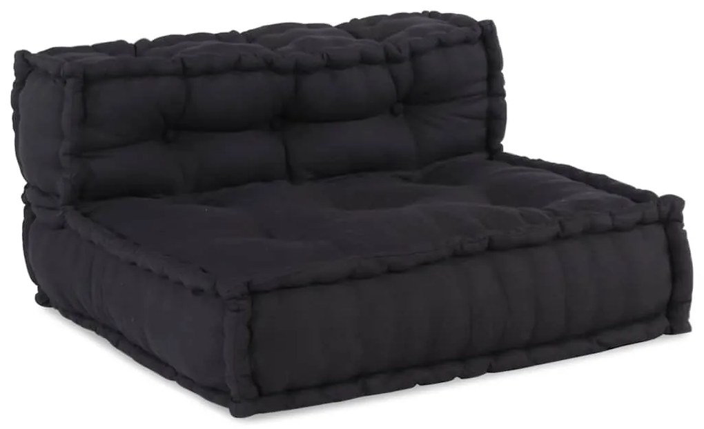 Modular Pouffe Anthracite 70x70x54 ύφασμα - Ανθρακί
