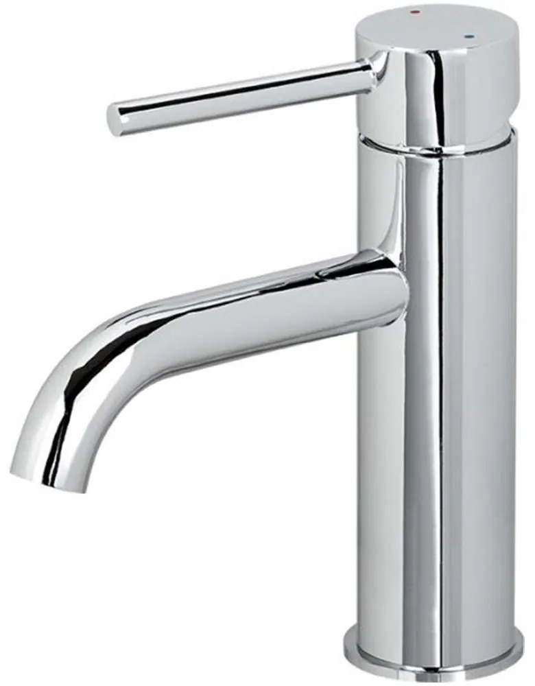 Μπαταρία Νιπτήρος America Evita 35-3016 Με Κλικ Chrome Gloria Metal