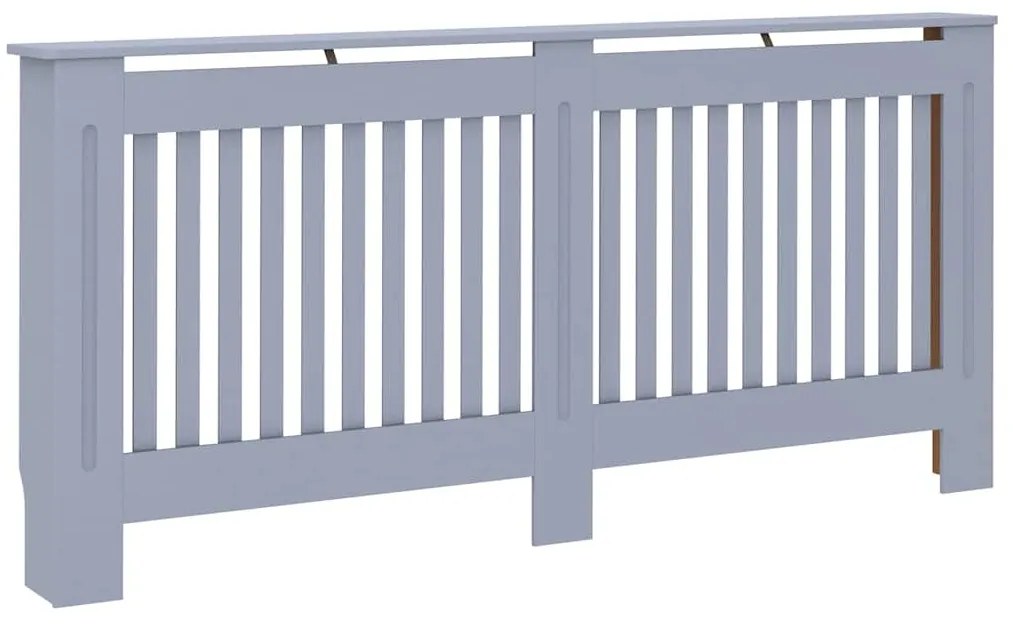 vidaXL Κάλυμμα Καλοριφέρ Ανθρακί 172 x 19 x 81,5 εκ. από MDF
