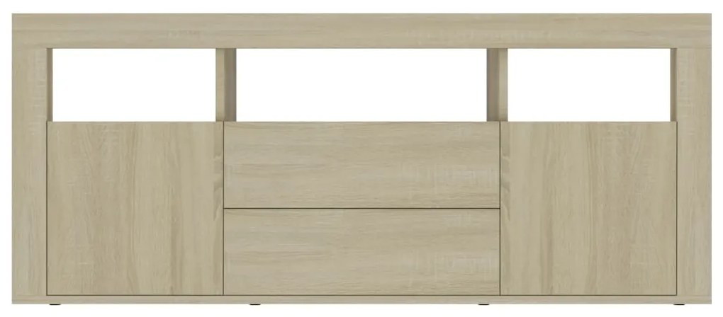 vidaXL Έπιπλο Τηλεόρασης Sonoma Δρυς 120 x 30 x 50 εκ. από Επεξ. Ξύλο