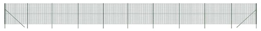 Συρματόπλεγμα Περίφραξης Πράσινο 1,4x25 μ. Γαλβανισμένο Ατσάλι - Πράσινο