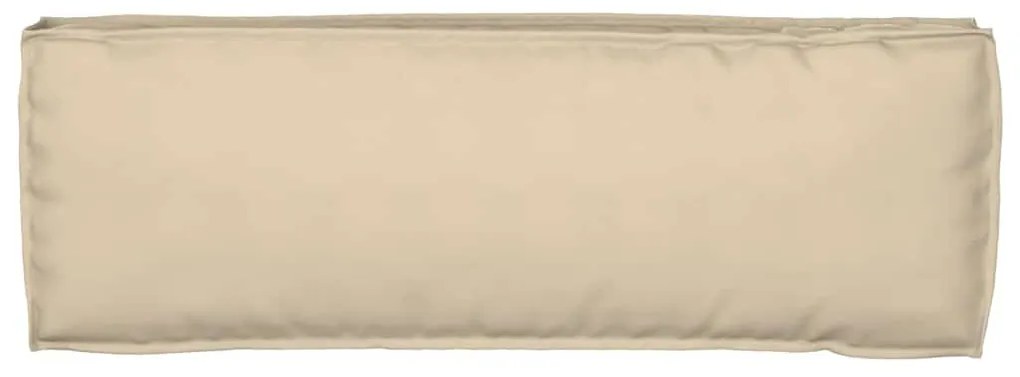 vidaXL Σετ Μαξιλαριών Πάγου 2 pcs Μπεζ 120 x 40 x 8 εκ Ύφασμα Οξφόρδης