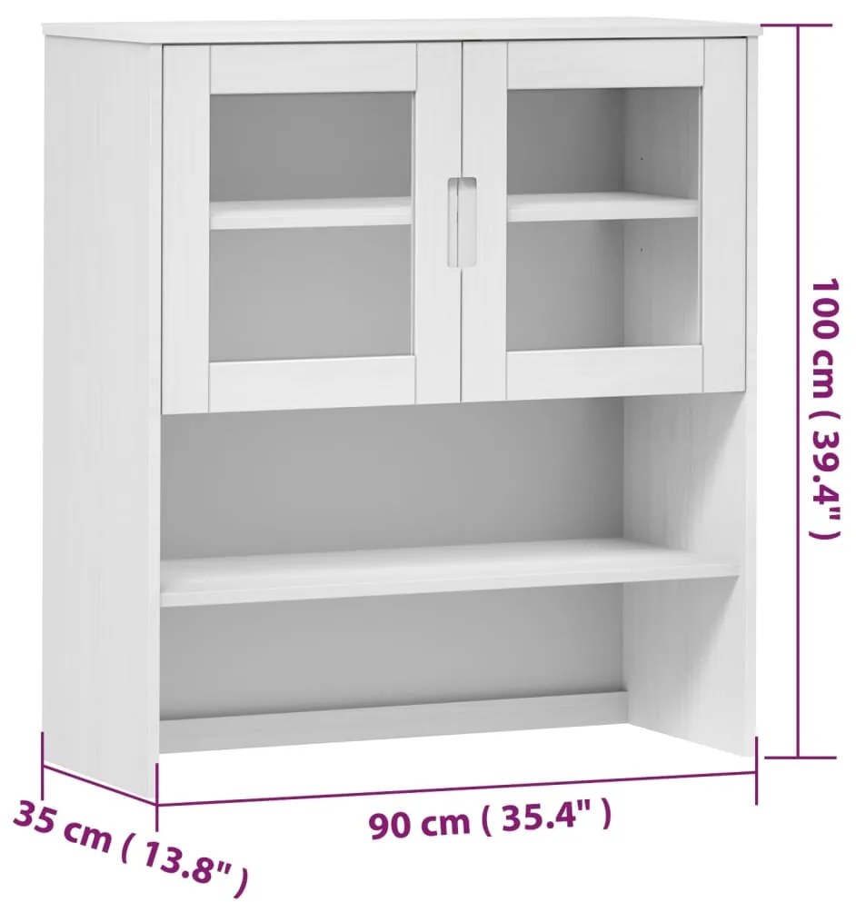 ΠΑΝΩ ΜΕΡΟΣ ΝΤΟΥΛΑΠΙΟΥ MOLDE ΛΕΥΚΟ 90X35X100 ΕΚ. ΜΑΣΙΦ ΠΕΥΚΟ 350550