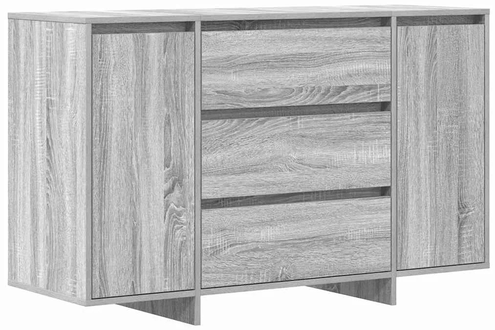 vidaXL Πλαϊνό γραφείο Γκρι sonoma 120 x 41 x 75 εκ. Επεξεργασμένο ξύλο