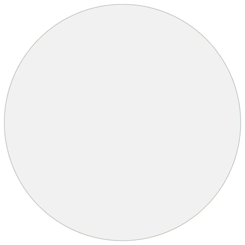vidaXL Προστατευτικό Τραπεζιού Ματ Ø 100 εκ. / 1,6 χιλ. από PVC