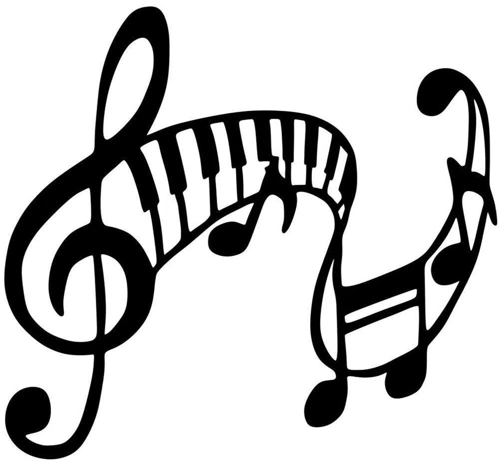 Διακοσμητικό Τοίχου Musical 891TNL3116 70x68cm Black Wallity Μέταλλο