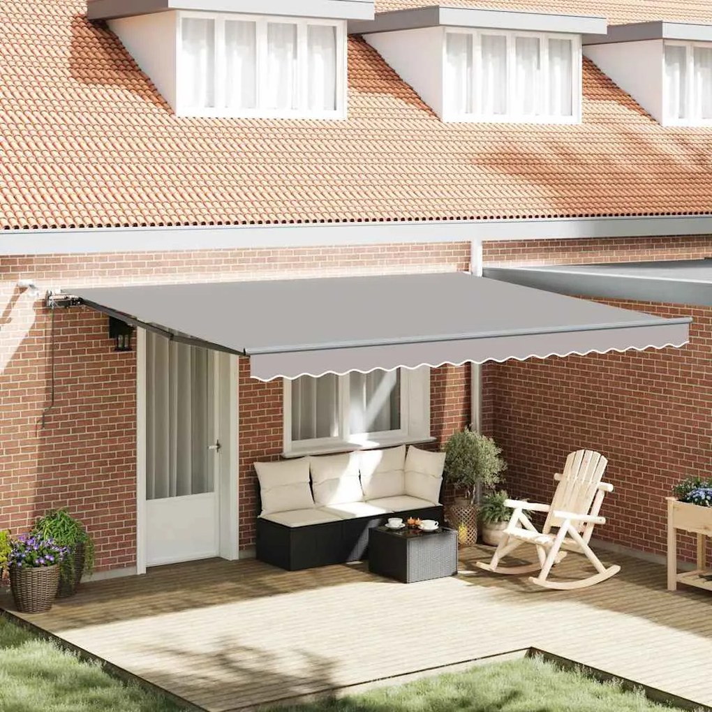 vidaXL Σκηνίτσα Αναδιπλούμενη with Ανοιχτό γκρι 450 x 300 εκ ύφασμα