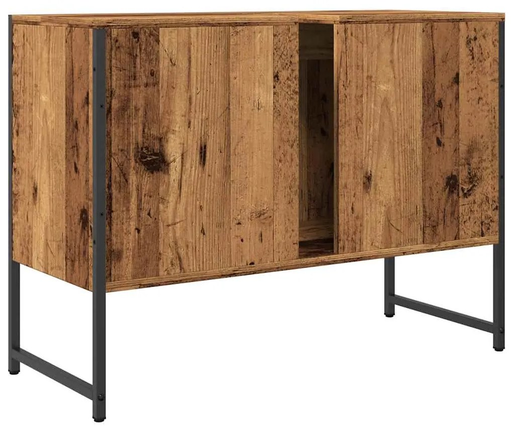 vidaXL Ντουλάπι νιπτήρα μπάνιου Παλιό ξύλο 80x33x60 cm
