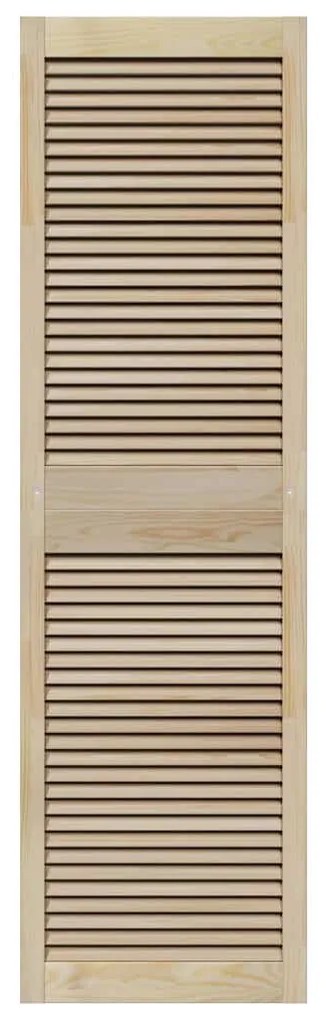 vidaXL Πόρτες Ντουλάπας Other με πόρτα 4 pcs Καφέ 170 x 49.5 x 2.1 εκ