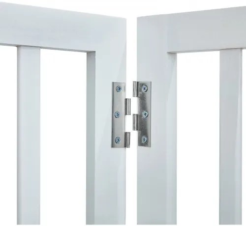 VEVOR Free Standing Dog Gate 24x60 inch Freestanding Pet Gate Foldable White