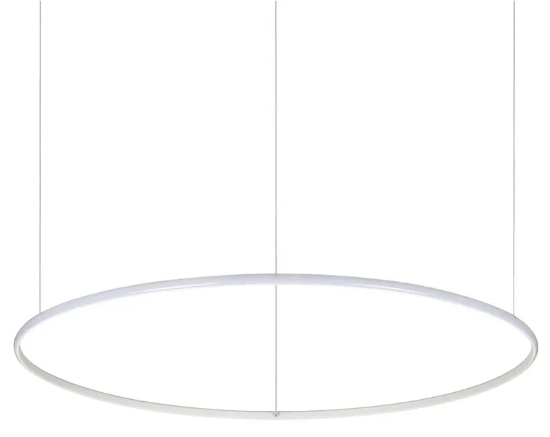 Φωτιστικό Κρεμαστό Ideal Lux Hulahoop 258751 D100 Λευκό (3000Κ)