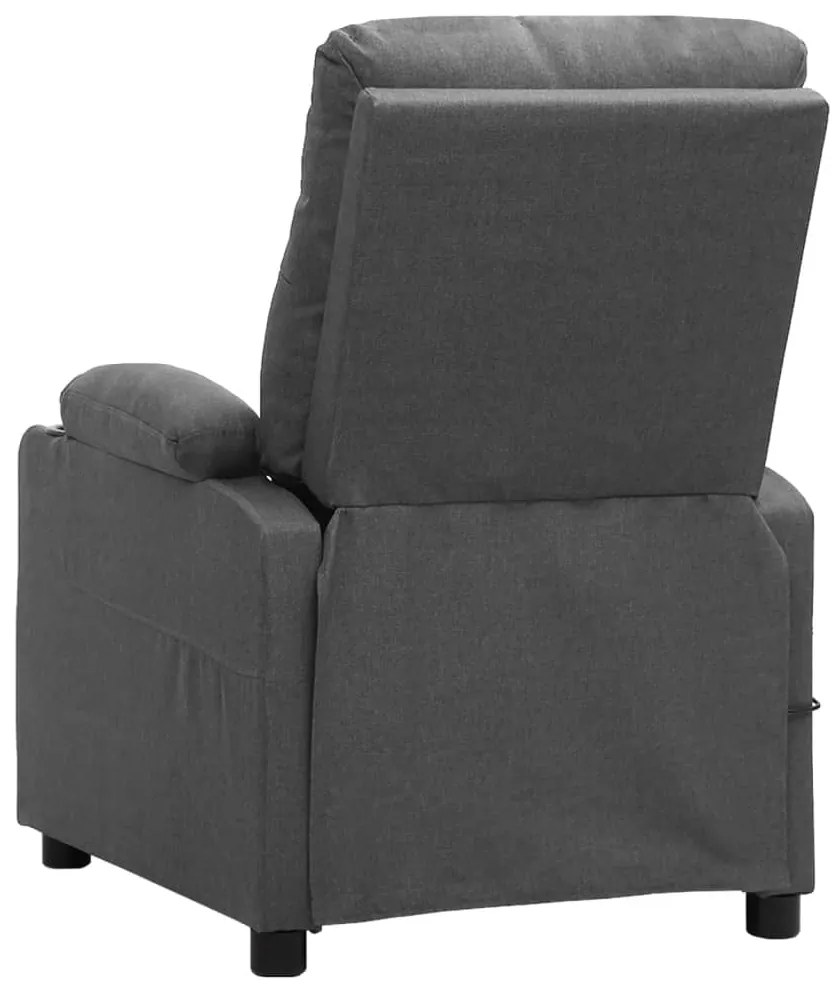 vidaXL Πολυθρόνα με Ανύψωση Ανοιχτό Γκρι Υφασμάτινη