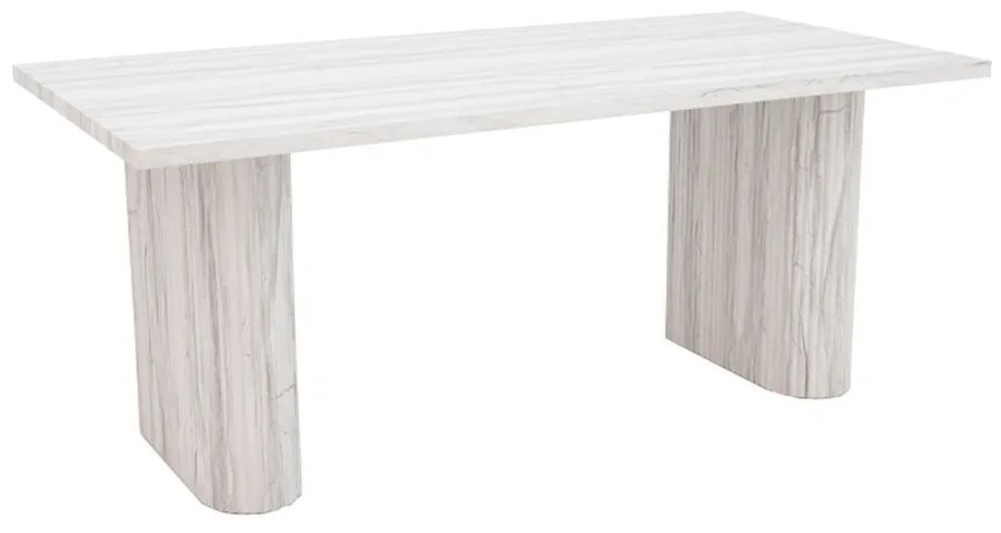 Τραπέζι Loozir 101-000094 180x90x75cm White-Marble