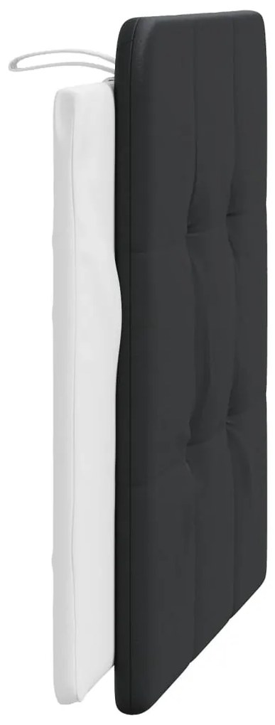 vidaXL Μαξιλάρι για Κεφαλάρι Zadar Μαύρο λευκό 100εκ. από Συνθετικό Δέρμα