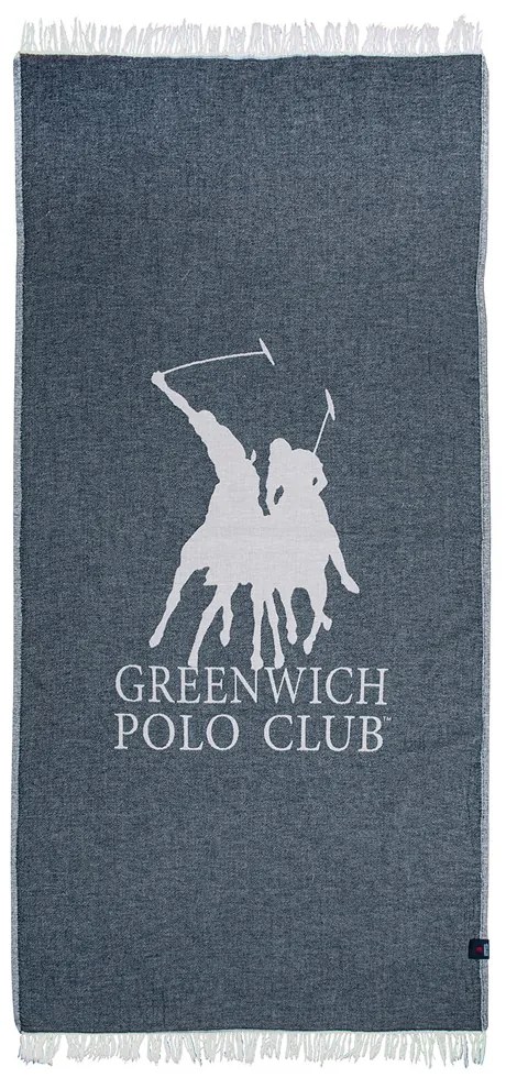 3907 ΠΕΤΣΕΤΑ ΘΑΛΑΣΣΗΣ 85Χ170 GREENWICH POLO CLUB ΜΠΛΕ-ΙΒΟΥΑΡ