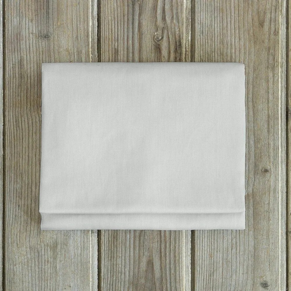 Σεντόνι Superior Satin Soft Grey Nima Υπέρδιπλo 240x260cm 100% Cotton Satin