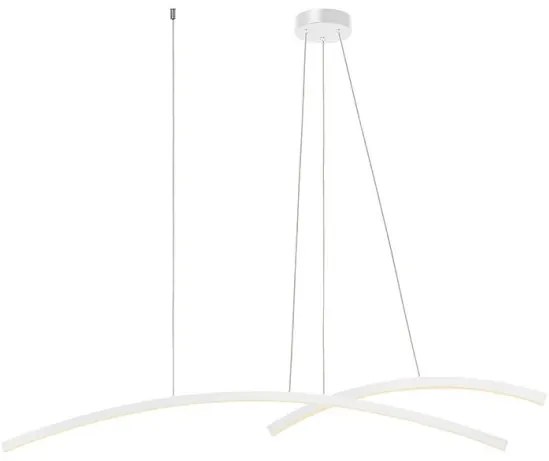 Κρεμαστό Φωτιστικό Οροφής LED 41W IP20 3000K Λευκό 20129 Zambelis-20129-Λευκό 20129